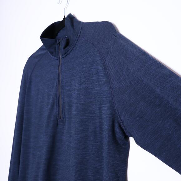 LULULEMON Vent Tech Half Zip Mineral Blue Long Sleeve Pullover Active Men's L - Picture 5 of 14